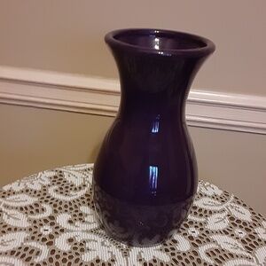 Purple Ceramic Vase